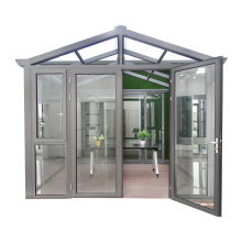 Triangle design aluminum glass house